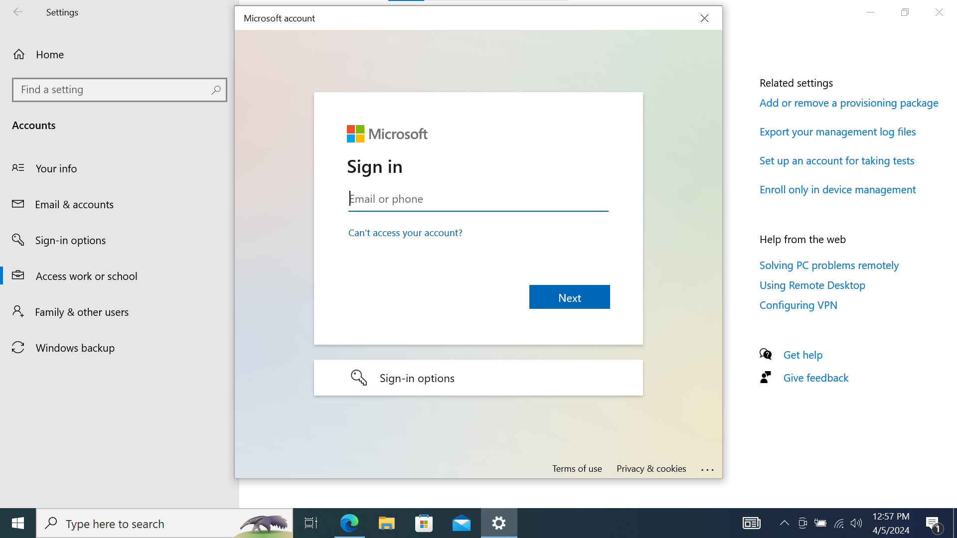 Image without caption