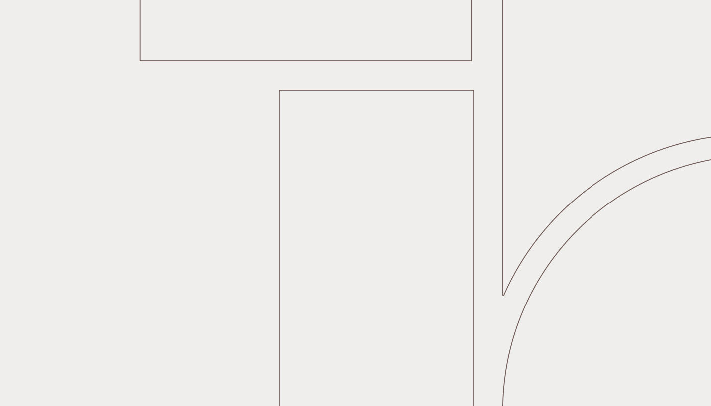 Abstract minimalistic line art on a light background featuring thin, intersecting geometric shapes including rectangles and curves.