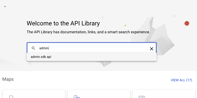 Searching for the APIs